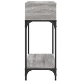 Console Table Grey Sonoma 100x30.5x75 cm Engineered Wood 833391