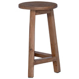 Stool Natural 28 x 28 x 50 cm Mahogany Wood 42012391