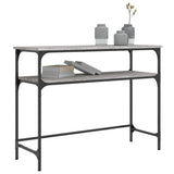 Console Table Grey Sonoma 100x35.5x75 cm Engineered Wood 834048