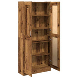 Highboard Old Wood 82.5x30.5x185 cm Engineered Wood 3318716