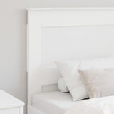 Headboard with Headboard White 80 cm Engineered Wood 887489
