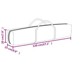 ZNTS Folding Party Tent with Sidewalls Cream 3x6 m 93543