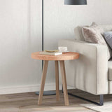 Table Top Light Brown 50 x 4 cm Solid Oak Wood 42016015