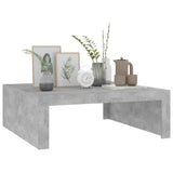 Coffee Table Concrete Grey 100x100x35 cm Engineered Wood 808571