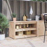 Kitchen Cabinet with Shelf MEPPEL Brown Oak 106 x 55 x 64 cm 868153