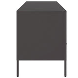 TV Cabinet Black 100.5x39x50.5 cm Steel 843036