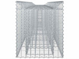 Gabion Raised Bed 3 pcs Silver 3422223