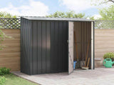 Garden Sheds Anthracite 203.5 x 73 x 200 cm Metal 42011301