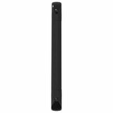 Handle Plain 12 pcs Black 380 x 34 x 85 mm Aluminium and PP 864708