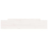 Bed Drawers 2 pcs White Solid Wood Pine 814990