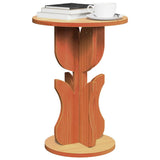 Coffee Table Wax Brown 39.5 x 39.5 x 53.5 cm Solid pine wood 873558