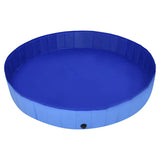 Foldable Dog Swimming Pool Blue 300x40 cm PVC 92603