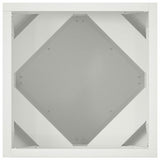 Planter 2 pcs White 30 x 30 x 30 cm Steel 883811