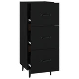 Sideboard Black Engineered wood Medium Sideboard Rectangular 812349