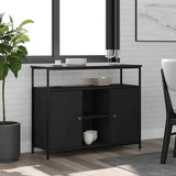 Sideboard Black 100x35x80 cm Engineered Wood 835499