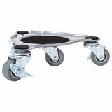 Furniture Rollers 4 pcs with Lifter 19x17.5x6 cm Steel 1000 kg 42002558