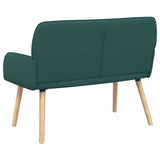 2 Seater Sofa with Solid Wood Legs 2-Seater Dark Green 42051035