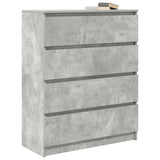 Sideboard Concrete Grey 80x35x99 cm Engineered Wood 3328483