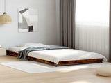 Bed Frame Smoked Oak 80 x 200 cm Engineered Wood 8009144