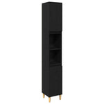Bathroom Furniture Set with Storage 3 pcs Black 60 x 30 x 60 cm 3332584