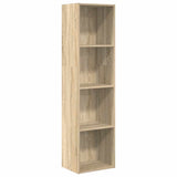 Bookcase Sonoma Oak 40x30x152 cm Engineered Wood 857878
