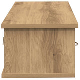 Wall Cabinet Artisian Oak 88x26x18.5 cm Engineered Wood 855861