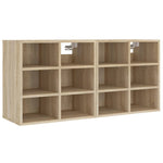 Shoe Cabinets 2 pcs Sonoma Oak 52.5x30x50 cm 808691
