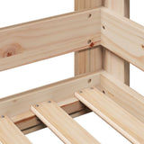 Bed Frame without Mattress 80x160 cm Solid Wood Pine 855690