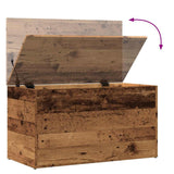 Storage Chest Old Wood 84x42x46 cm Engineered Wood 856568