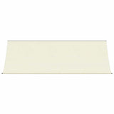 Retractable Awning Cream 350x150 cm Fabric and Steel 368762