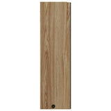 Bathroom Mirror Cabinet with LED Light Oak 60x13x52 cm 357972