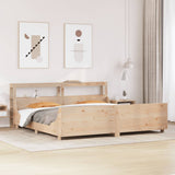 Bed Frame without Mattress 180x200 cm Super King Solid Wood Pine 3306450