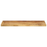 Table Top 90x40x2.5 cm Rectangular Solid Wood Rough Mango 371308