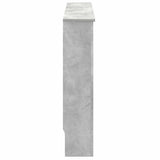 Radiator Cover Concrete Grey 172 x 19 x 81.5 cm Engineered Wood 884072