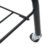 Saddle Rack Foldable Freestanding Black Iron 172442
