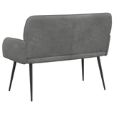 2 Seater Sofa with Metal Legs 2-Seater Dark Grey Velvet 42051018