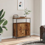 Sideboard Old Wood 70x30x80 cm Engineered Wood 857472