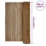 Willow Fence Natural 170 x 300 cm Willow 42007983