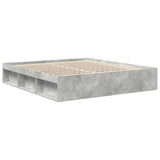 Bed Frame without Mattress Concrete Grey 180x200 cm Super King Super King Size 3203883