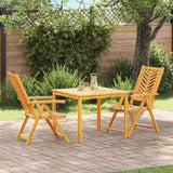 Garden Dining Set 3 pcs Brown Solid acacia wood 3154121