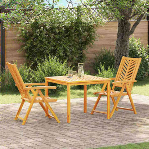 Garden Dining Set 3 pcs Brown Solid acacia wood 3154121