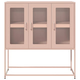 Sideboard Pink 100.5x39x107 cm Cold-rolled Steel 853405
