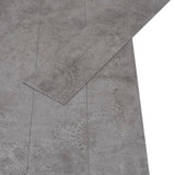 Self-adhesive PVC Flooring Planks 5.21 m 2 mm Concrete Grey 330193