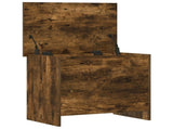 Storage Chest Smoked Oak 60 x 40 x 50 cm Engineered Wood 8011255