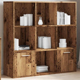 Book Cabinet Old Wood 98x29x97.5 cm Engineered Wood 855966
