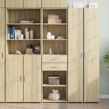 Highboard Sonoma Oak 50x42.5x185 cm Engineered Wood 3281457