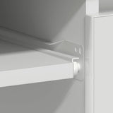 Desk White 90x45x76 cm Engineered Wood 801373