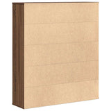 Bookcase Brown Oak 89x24x101.5 cm Engineered Wood 860406