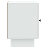 Bedside Cabinet 2 pcs White 43 x 34.5 x 50 cm Engineered Wood 893876