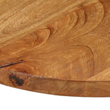 Table Top 80x2.5 cm Round Solid Wood Mango 370078